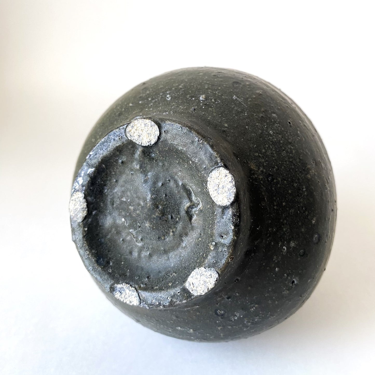 Ryo Aoki Iron Glazed Sake Bottle