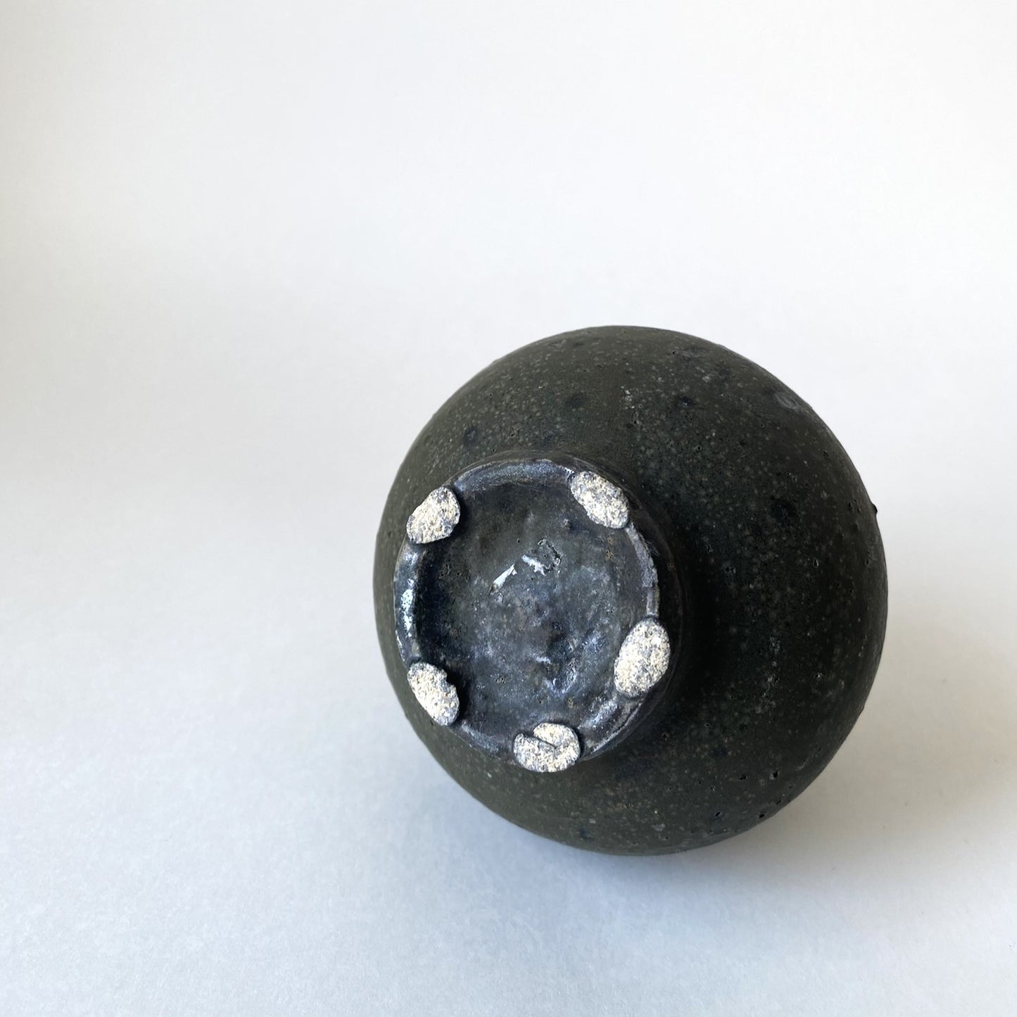 Ryo Aoki Iron Glazed Sake Bottle