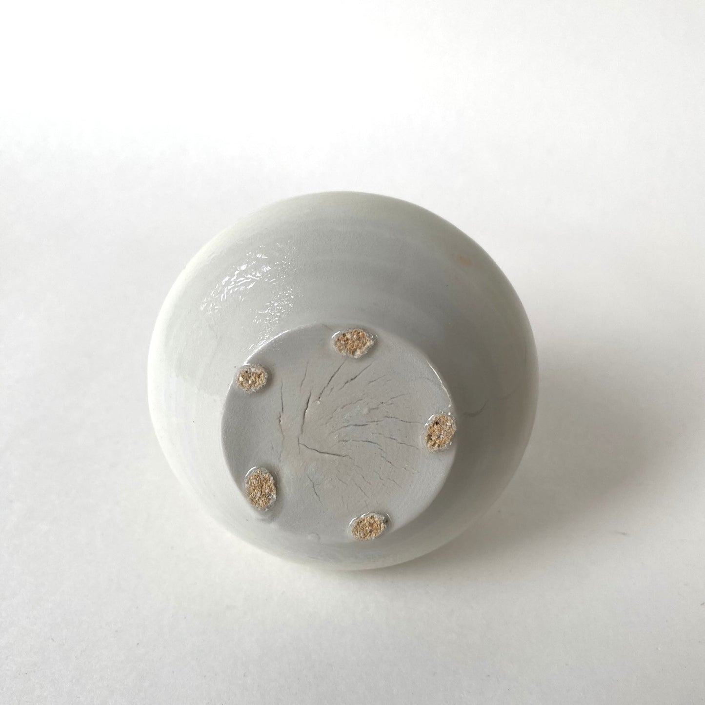 Ryo Aoki White Glazed Sake Bottle