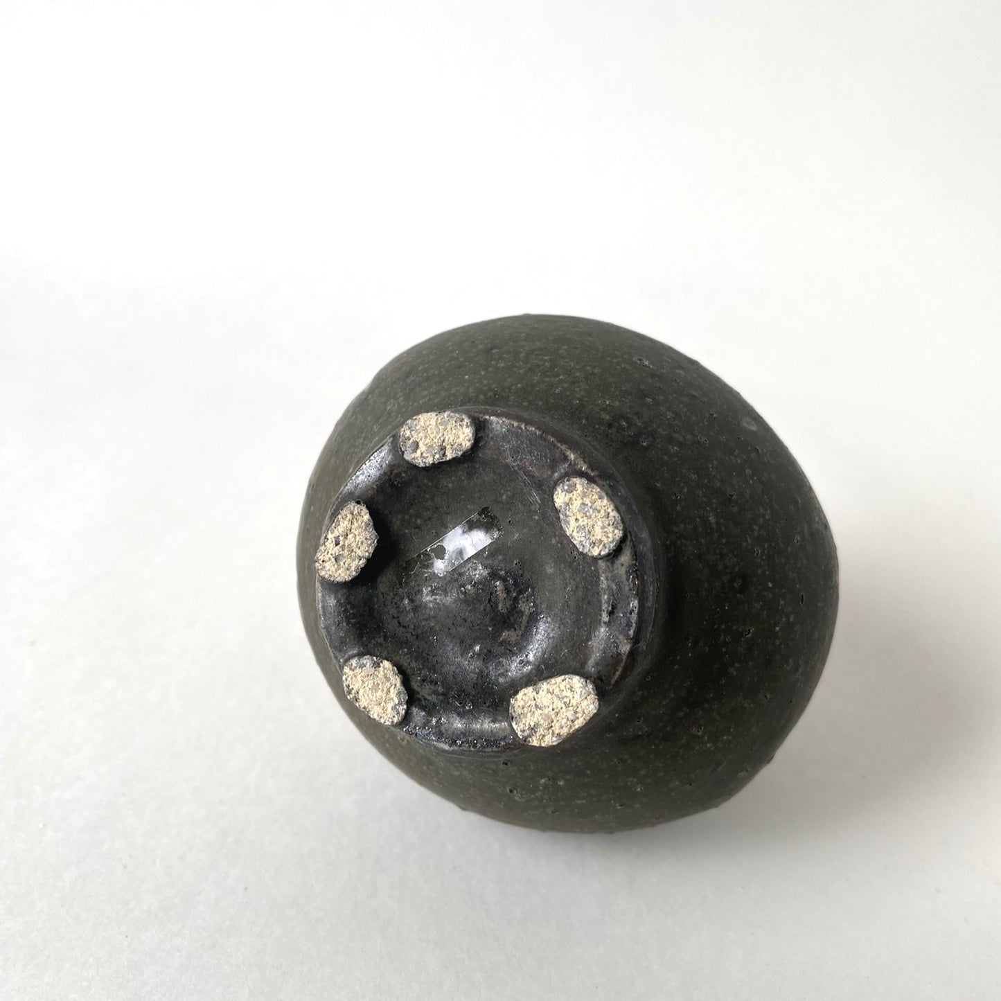 Ryo Aoki Iron Glazed Sake Bottle