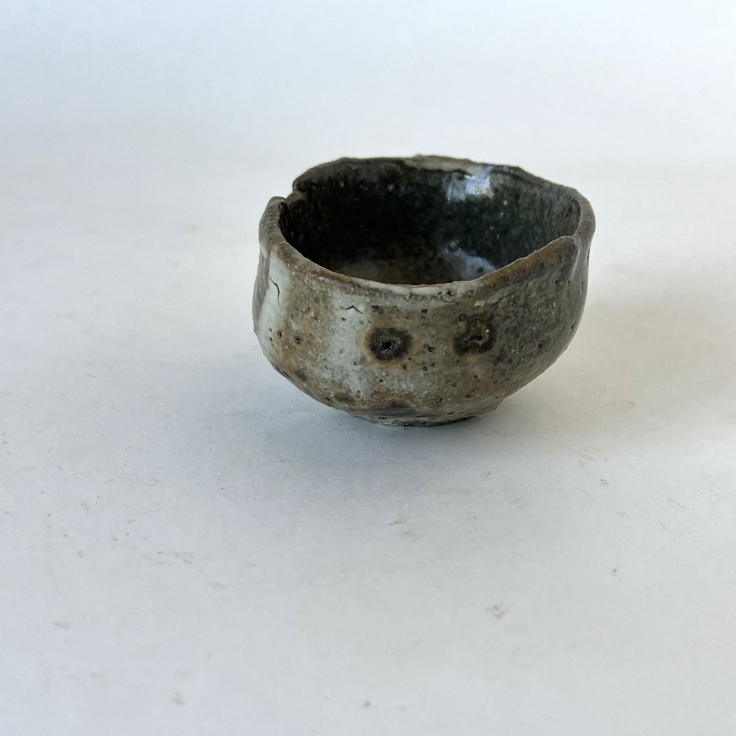 鶴野啓司 白化粧益子土杯