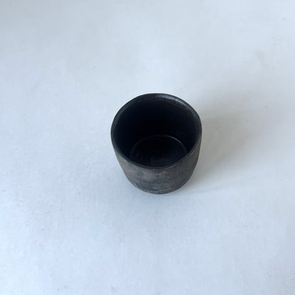 西川聡 黒銀彩ぐい呑み ③
